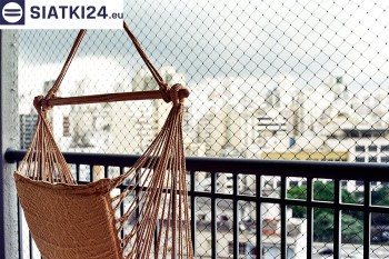 Siatki Grodzisk Mazowiecki - Zabezpieczająca siatka ze sznurka na balkon dla terenów Grodziska Mazowieckiego