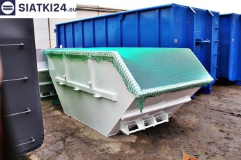 Siatki Grodzisk Mazowiecki - Siatka przykrywająca na kontener - zabezpieczenie przewożonych ładunków dla terenów Grodziska Mazowieckiego